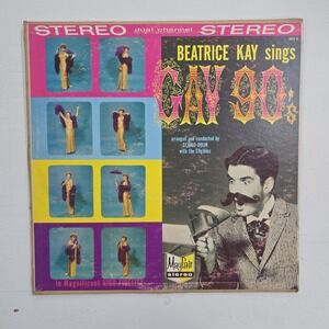Beatrice Kay Sings Gay 90's LP 1961 Yellow Vinyl Pop Mayfair 9655S Stereo
